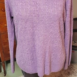 Women's purple Bass & Company sweater